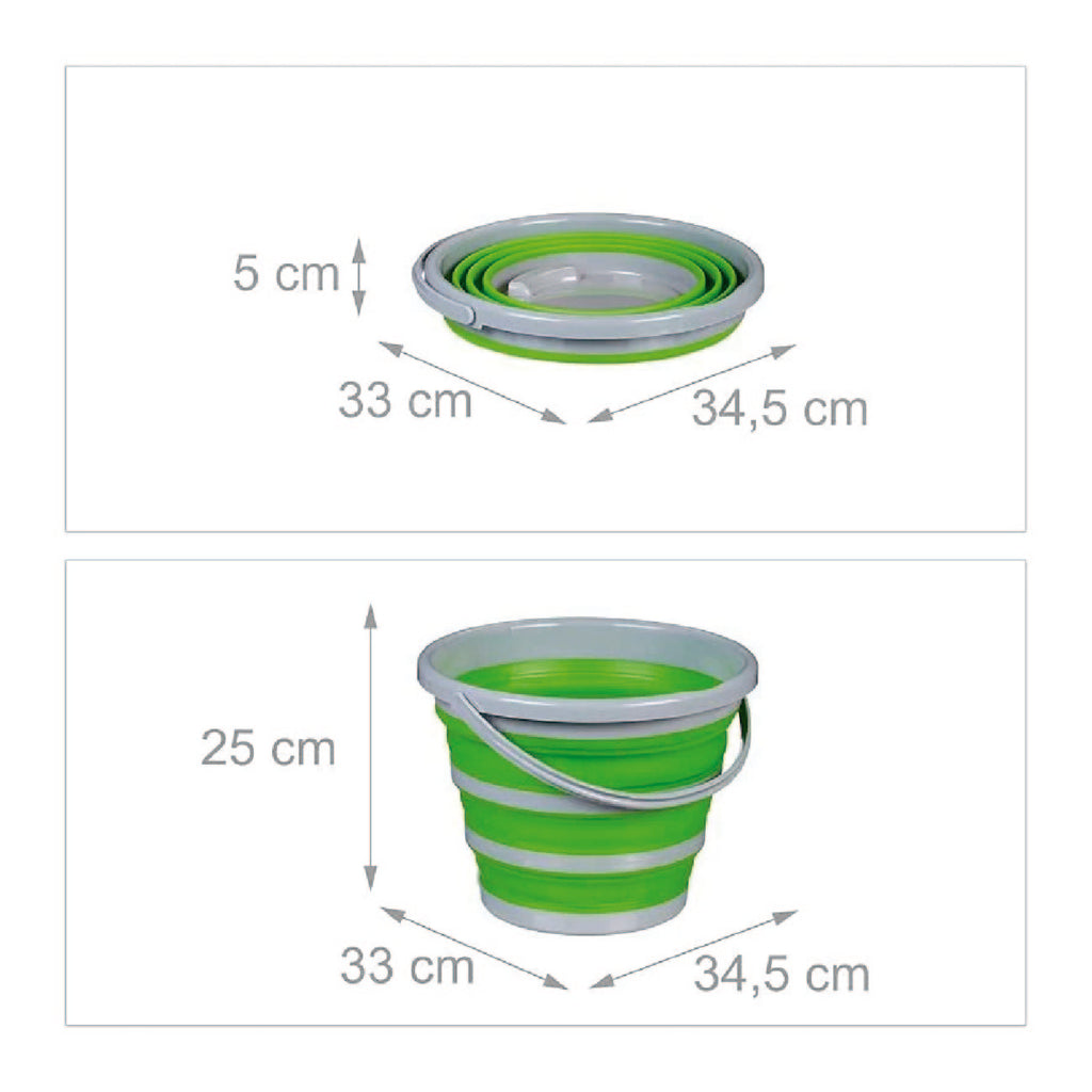 BALDE DE AGUA PLEGABLE 10L